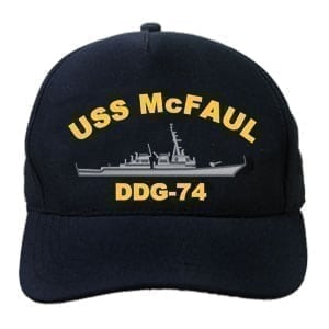 DDG 74 USS McFaul Embroidered Hat