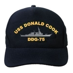 DDG 75 USS Donald Cook Embroidered Hat