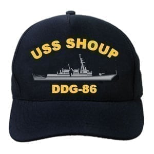 DDG 86 USS Shoup Embroidered Hat