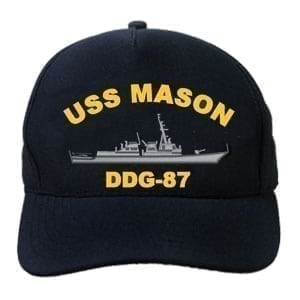 DDG 87 USS Mason Embroidered Hat