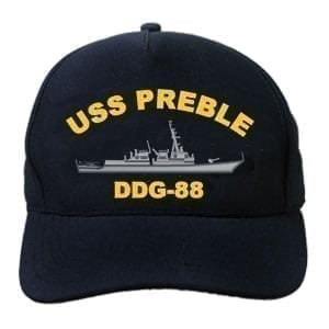 DDG 88 USS Preble Embroidered Hat
