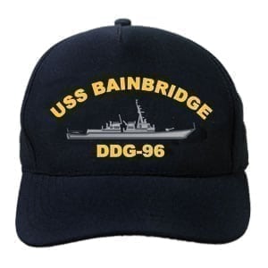 DDG 96 USS Bainbridge Embroidered Hat