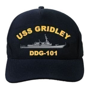 DDG 101 USS Gridley Embroidered Hat