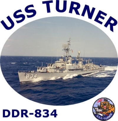 DDR 834 USS Turner 2-Sided Photo T Shirt