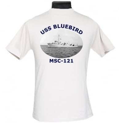 MSC 121 USS Bluebird 2-Sided Photo T Shirt