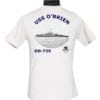DD 725 USS O'Brien 2-Sided Photo T Shirt
