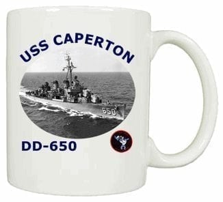 DD 650 USS Caperton Coffee Mug