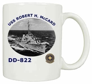 DD 822 USS Robert H McCard Coffee Mug