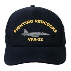 VFA 22 Fighting Redcocks Air Squadron Embroidered Hat - Hornet