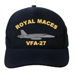 VFA 27 Royal Maces Air Squadron Embroidered Hat - Hornet