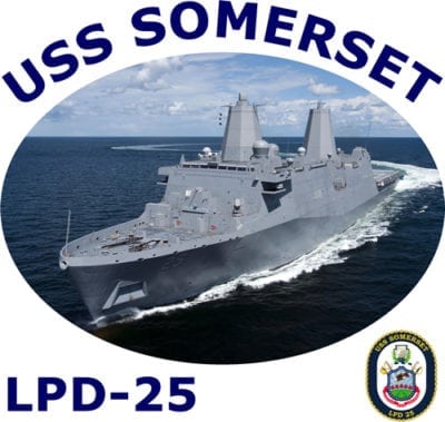 LPD 25 USS Somerset Navy Mom Photo T Shirt