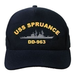DD 963 USS Spruance Embroidered Hat