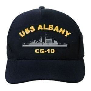 CG 10 USS Albany Embroidered Hat