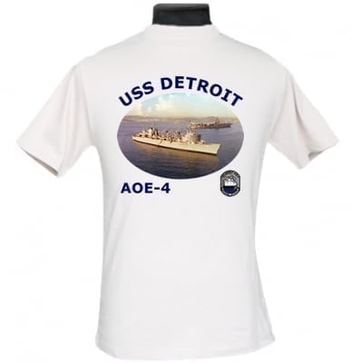 AOE 4 USS Detroit 2-Sided Photo T Shirt