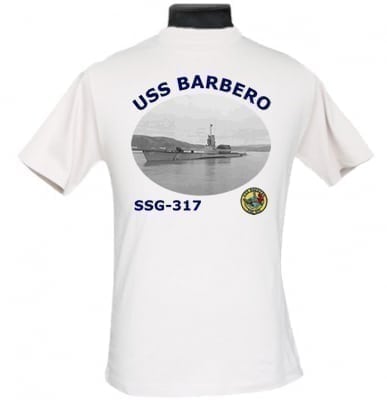 SSG 317 USS Barbero 2-Sided Photo T-Shirt