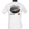 DD 833 USS Herbert J Thomas 2-Sided Photo T Shirt
