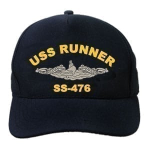 SS 476 USS Runner Embroidered Hat