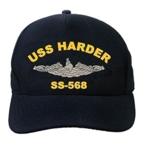 SS 568 USS Harder  Embroidered Hat