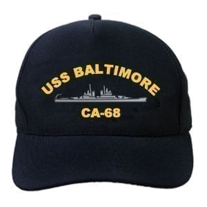 CA 68 USS Baltimore Embroidered Hat