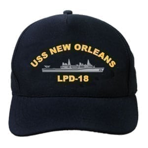 LPD 18 USS New Orleans Embroidered Hat