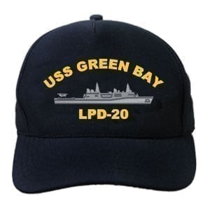 LPD 20 USS Green Bay Embroidered Hat