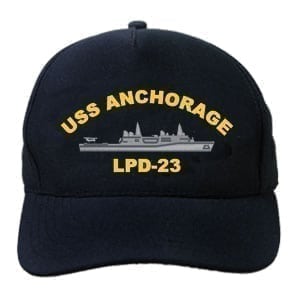LPD 23 USS Anchorage Embroidered Hat