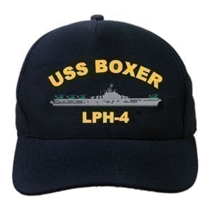 LPH 4 USS Boxer Embroidered Hat