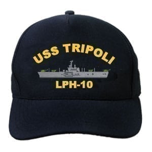LPH 10 USS Tripoli Embroidered Hat
