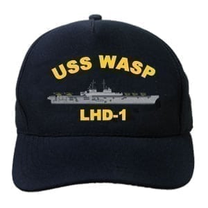 LHD 1 USS Wasp Embroidered Hat