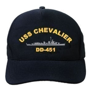 DD 451 USS Chevalier Embroidered Hat