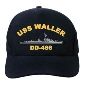 DD 466 USS Waller Embroidered Hat