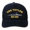 DD 468 USS Taylor Embroidered Hat