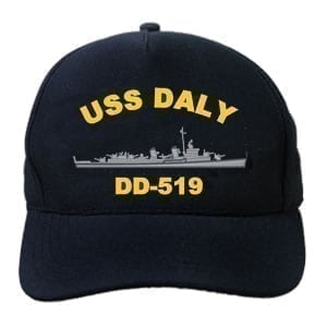 DD 519 USS Daly Embroidered Hat