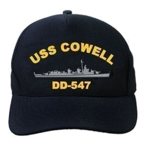 DD 547 USS Cowell Embroidered Hat