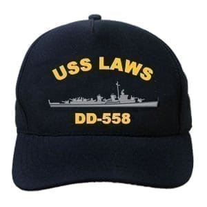 DD 558 USS Laws Embroidered Hat