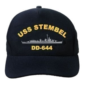 DD 644 USS Stembel Embroidered Hat