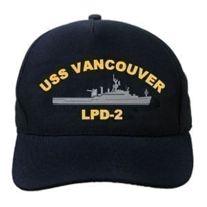 LPD 2 USS Vancouver Embroidered Hat