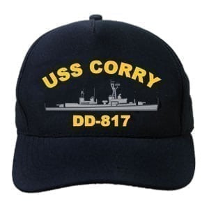 DD 817 USS Corry Embroidered Hat