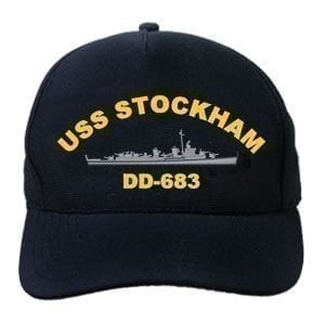 DD 683 USS Stockham Embroidered Hat