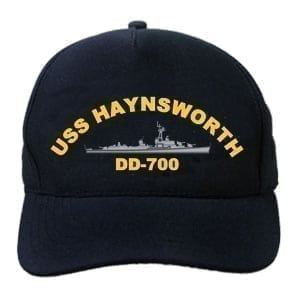 DD 700 USS Haynsworth Embroidered Hat