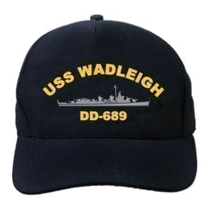 DD 689 USS Wadleigh Embroidered Hat