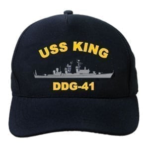 DDG 41 USS King Embroidered Hat