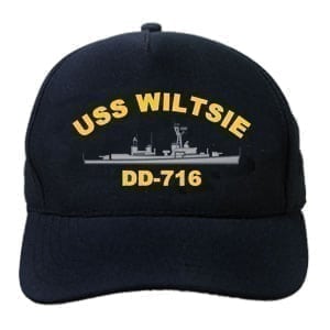 DD 716 USS Wiltsie Embroidered Hat