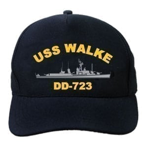 DD 723 USS Walke Embroidered Hat