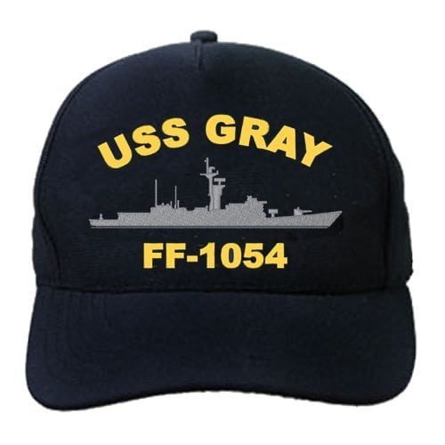 FF 1054 USS Gray Embroidered Hat