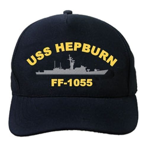 FF 1055 USS Hepburn Embroidered Hat