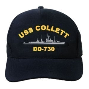 DD 730 USS Collett Embroidered Hat