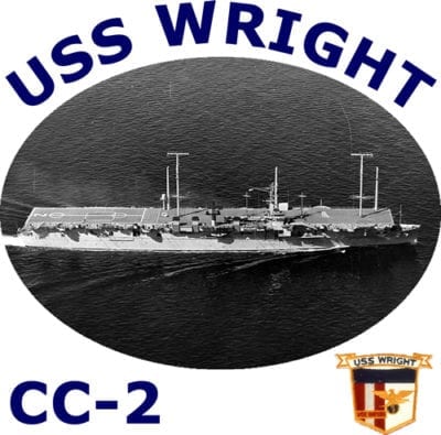 CC-2 USS Wright 2-Sided Photo T Shirt