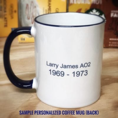 Navy Pictures Sample Personalized Coffee Mug