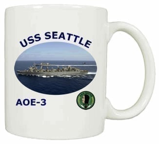 AOE 3 USS Seattle Coffee Mug